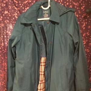 LL Bean rain coat